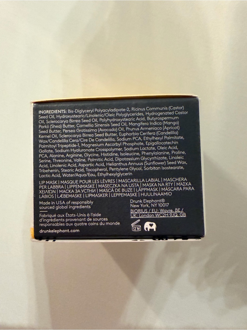 Drunk Elephant Plump-C™ Tripeptide Lippe Mask 0.7 oz / 20 g | New in Box - Picture 4 of 4